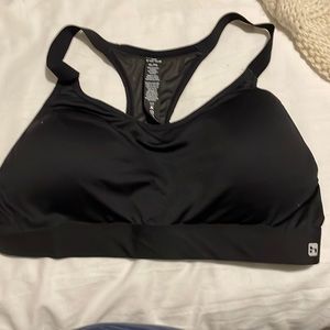 Black sports bra